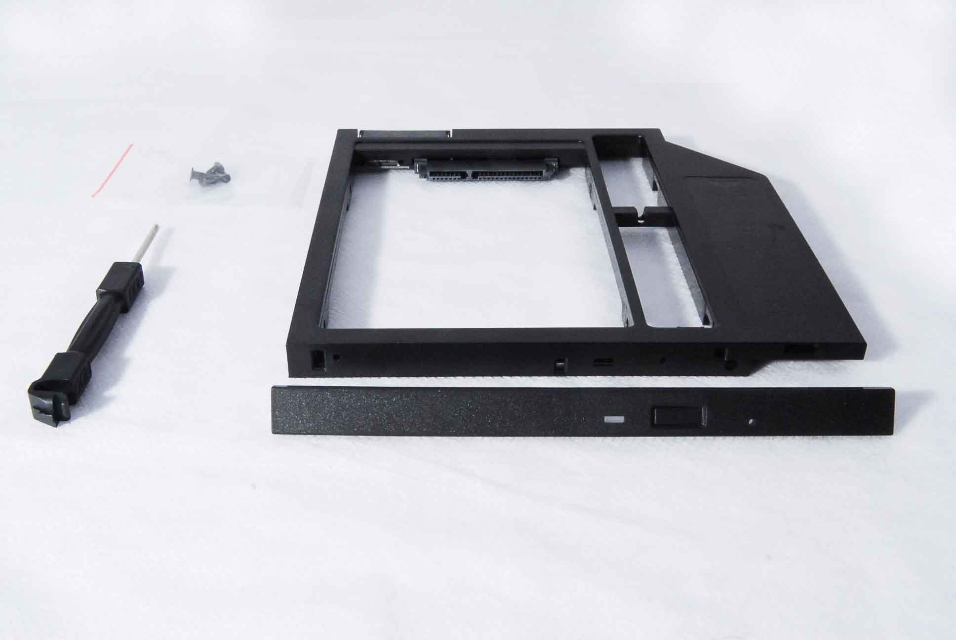 Адаптер оптибей Espada SS90 (optibay, hdd caddy) SATA/miniSATA (SlimSATA) 9мм для подключения HDD/SSD 2,5” к ноутбуку вместо DVD, другое фото